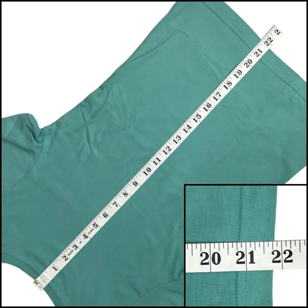 LAT Girls Fine Jersey T-Shirt Top Short Sleeve Crew Large Pink Green Bundle of 2